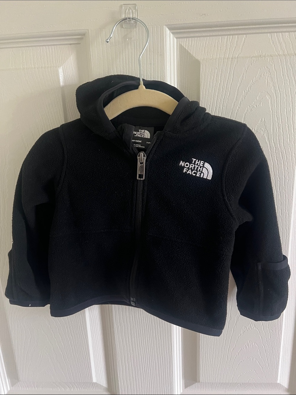 The North Face Baby Black Fleece Zip Hoodie